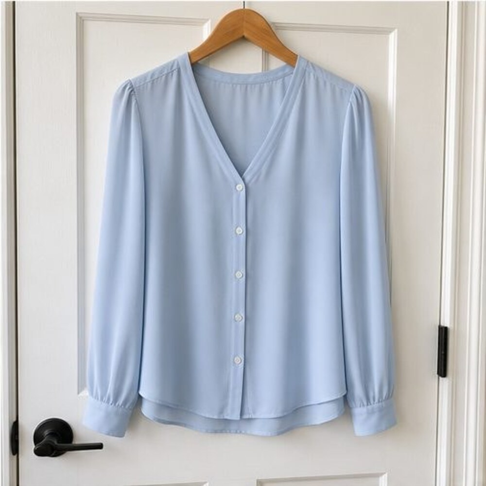 Taupe Peplum Top